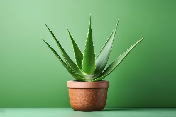 Aloe vera v kvetináči